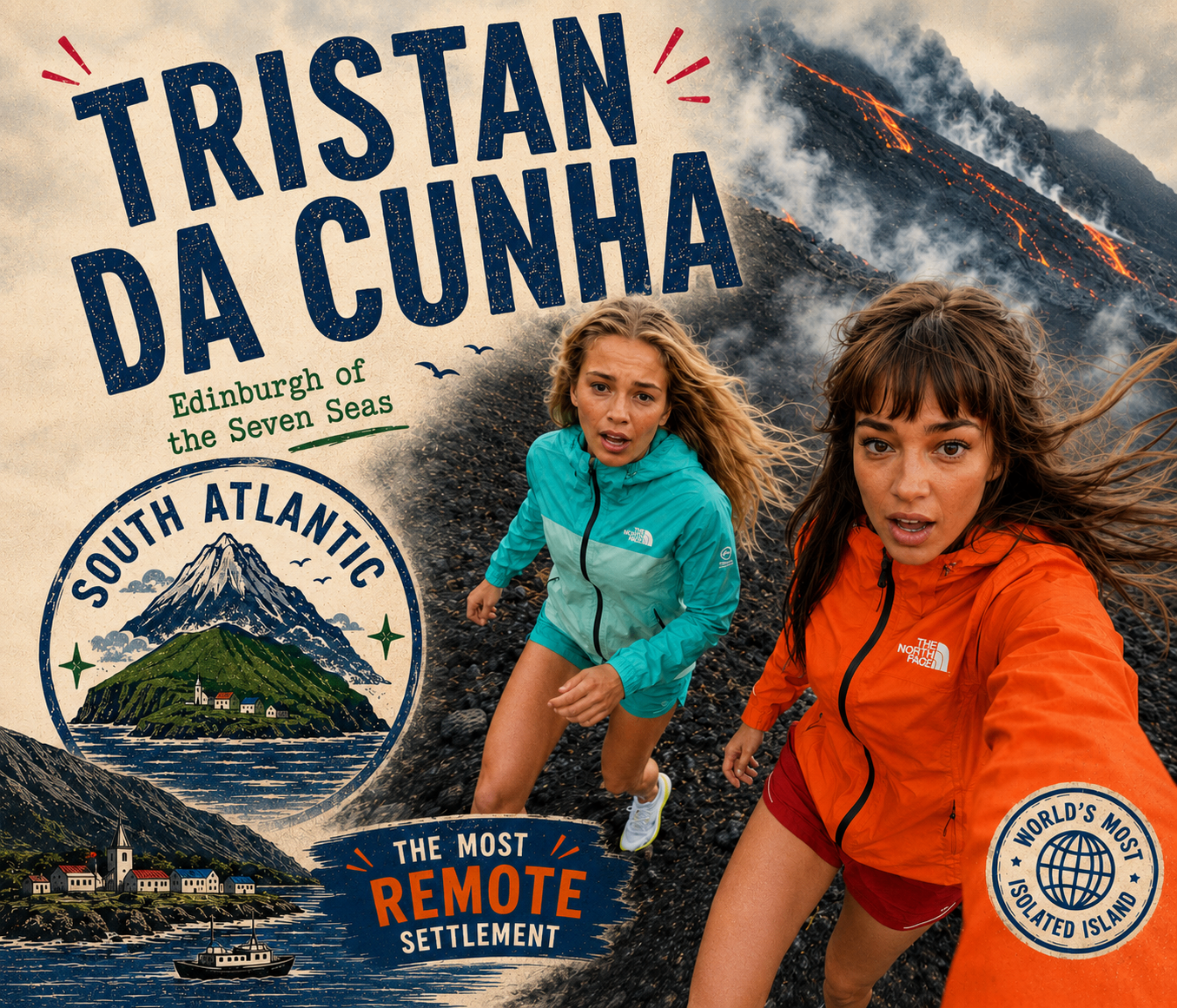 Tristan da Cunha — a remote settlement at the edge of the South Atlantic